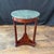 Brown French Style Neoclassical Marble Top Round Side Tables -a Pair For Sale - Image 8 of 9