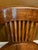 Gunlocke Early 1900s Antique W. H. Gunlocke Co. Solid Oak Stationary Banker's Chair For Sale - Image 4 of 14