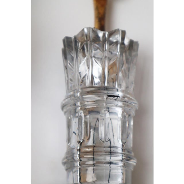 Hollywood Regency Wall Lights with Arrow and Quiver Gold & Crystal Glass from Maison Baguès, 1970s, Set of 2 For Sale - Image 6 of 9