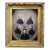 19th Century French Religious Oil Painting of Five Priests in Giltwood Frame For Sale