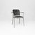 Italian Modern Chairs in Silver by Vico Magistretti for De Padova, 1980s, Set of 4 For Sale - Image 3 of 18