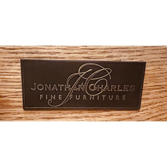 Jonathan Charles Contemporary William and Mary Walnut Secretaire Cabinet on Stand Oyster Veneers For Sale - Image 12 of 14