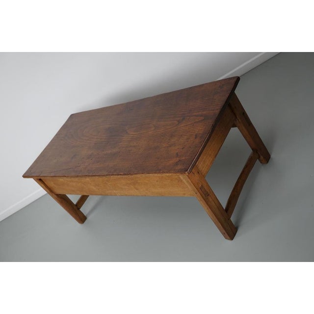 Spanish 18th Century Farmhouse Coffee Table in Chestnut For Sale - Image 15 of 16