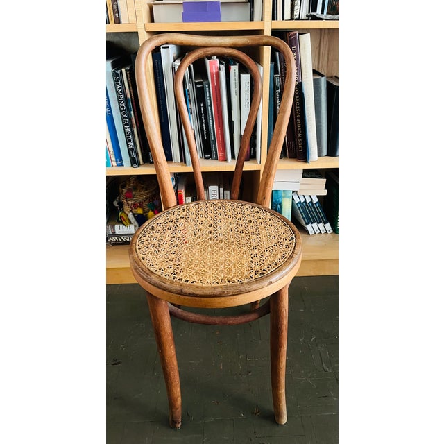 If you love that timeless bentwood Thonet aesthetic, this bistro chair may be calling your name. With ornate woven cane...