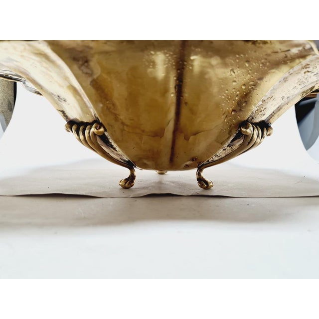 Art Deco Hammered Bowl on Stand, Germany, 1930s For Sale - Image 15 of 18