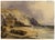 An original mid-19th-century watercolour painting Fishing Nets on Beach, Possibly Brittany.A beautiful marine watercolour....