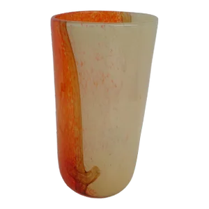 Italian Zuccheri Style Venini Murano Glass Vase