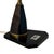 Glass Vintage Art Deco Table Lamp with Stained Glass Shade and Decorative Base, Ukraine, 1960s For Sale - Image 7 of 9