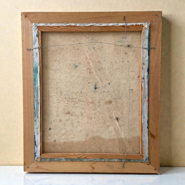 B. Long, Abstract Artworks, 1960s, Canvas Paintings, Set of 2 For Sale - Image 14 of 18