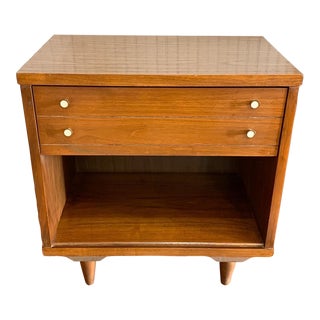 Midcentury Modern Johnson Carper Nightstand For Sale