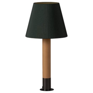 Bronze and Green Básica M1 Table Lamp by Santiago Roqueta for Santa & Cole For Sale
