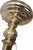 Vintage Stiffel Style Solid Brass Floor Lamp With Integrated Round Glass Side Table For Sale - Image 15 of 16