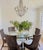 Antique White Large Wooden Chandelier - 31" Ø - 6 Lights For Sale - Image 8 of 9
