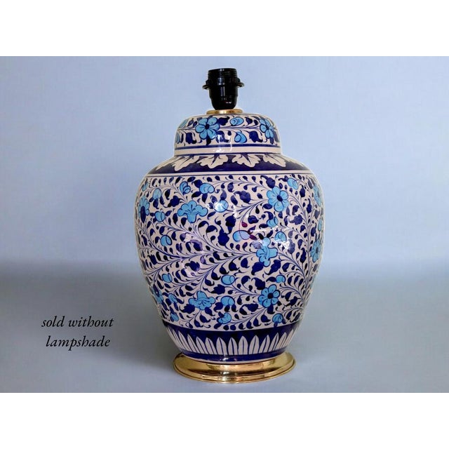 Table Lamp Base with Islamic Calligraphy, 1990s For Sale - Image 4 of 12