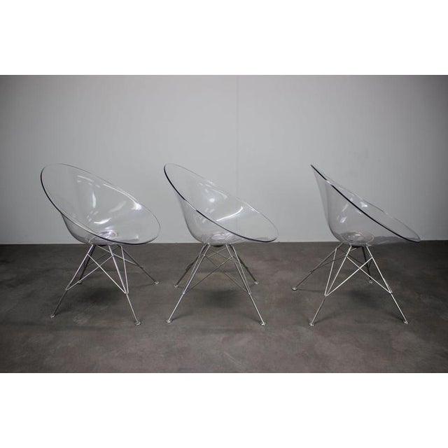 Eros Chairs by Philippe Starck for Kartell, Italy, 1999, Set of 3 For Sale - Image 16 of 18