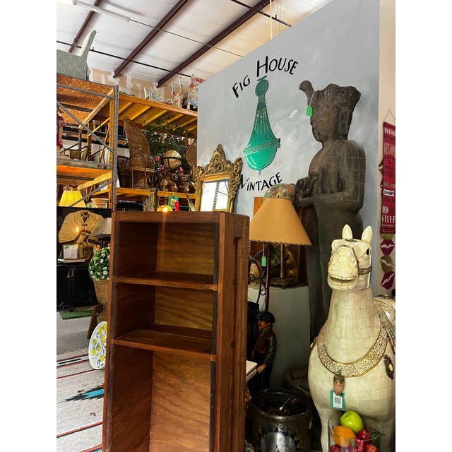 Rustic Vintage Country Core Wooden Small Shelf For Sale - Image 3 of 12