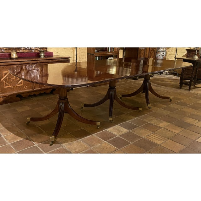 English Mahogany Dining Table, 1890s For Sale - Image 15 of 15