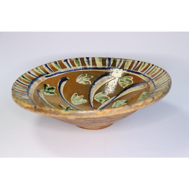 1930s Vintage Handmade Clay Bowl or Plate, 1930s For Sale - Image 5 of 18