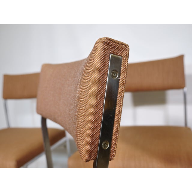 Mid-Century Chairs in Chrome and Fabric, 1970s, Set of 4 For Sale - Image 13 of 18