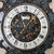 Mid-Century Modern Vintage ZentRa by Franz Hermle Mechanical Wall Clock Malachite Green German Mid Century Era For Sale - Image 3 of 4