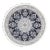 Pasargad Blue Color Fine Hand Knotted Persian Silk & Wool Nain Round Rug For Sale