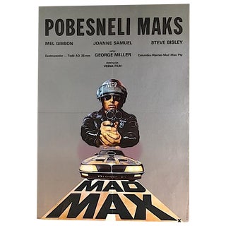 1980 Yugoslavian Mad Max Movie Poster For Sale