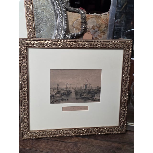 Three Custom Framed Antique Chinoiserie Prints For Sale - Image 9 of 14