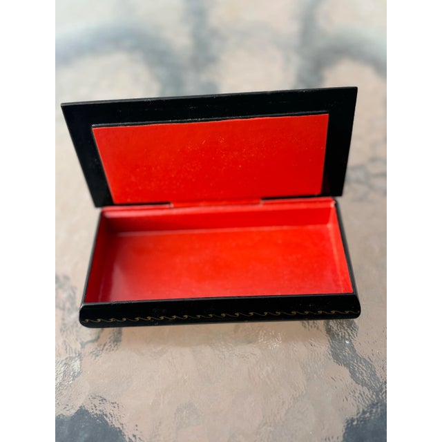 Russian Lacquer Box with Troika Scene. This type of folk art is becoming hard to find, because the young people do not...