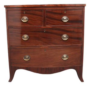 19th Century Mahogany Bowfront Chest of Drawers, 1820s