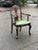 Wood English Country Mahogany Library Armchair For Sale - Image 7 of 16