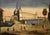 Venetian or Flemish School Artist, Rotterdam Palace of the Stock Exchange & Old Port, Oil on Canvas Paintings, Framed, Set of 2 For Sale - Image 12 of 18