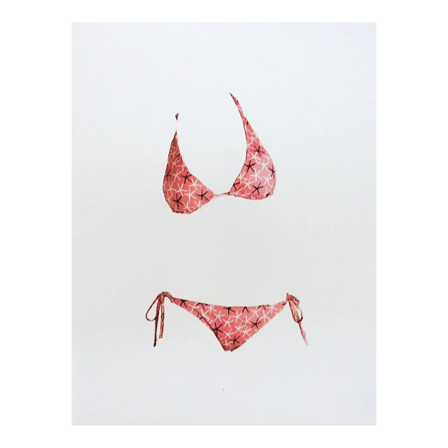 Contemporary Pop Art Pink Bikini Swimsuit Print For Sale