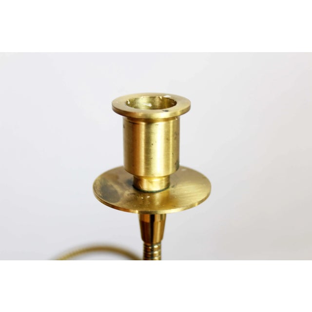 Metal Triple Flexible Candle Holder, 1970s For Sale - Image 7 of 11