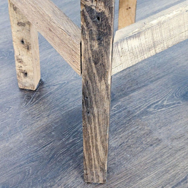 Wood Set of Four Timeless Journey Stools For Sale - Image 7 of 9