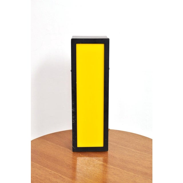 Vintage Letter I Sign with Light, 1980s For Sale - Image 6 of 9