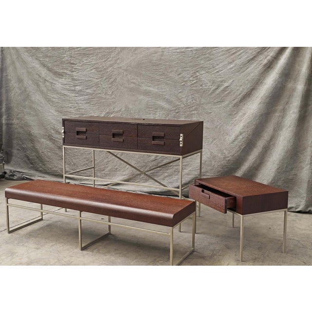 Nightstands & Table by Citterio for Maxalto, Set of 5 For Sale - Image 11 of 13