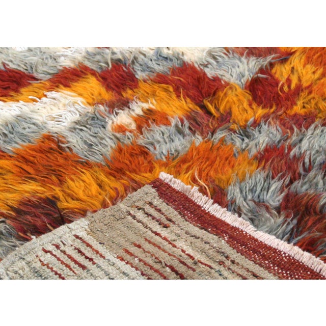 Art Deco 1960s Turkish Tulu Rug For Sale - Image 3 of 6
