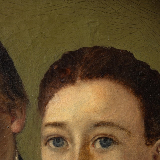 A Biedermeier Portrait of Children by Robert Schwedler, 1845 For Sale In Savannah - Image 6 of 11