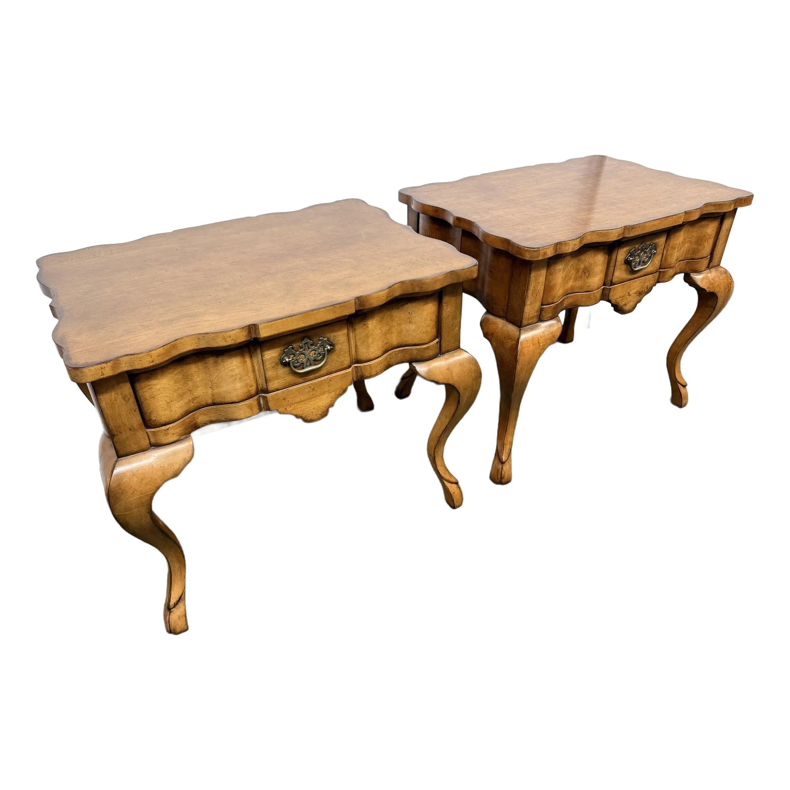Century Furniture Chelsea Chair Side Tables, a Pair | Chairish
