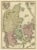Antique Map attributed to Pinkerton Fine English Engraving, Denmark, 1814 For Sale - Image 9 of 9
