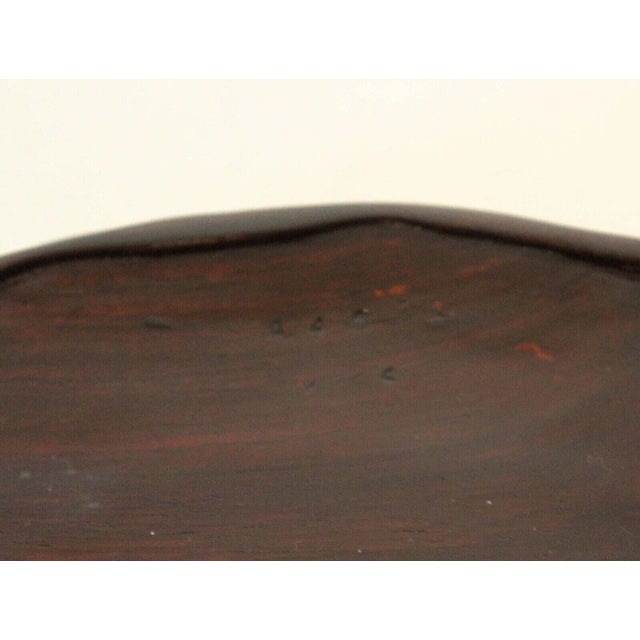 Vintage Carved Jade Birds on Wood Stand For Sale - Image 10 of 11