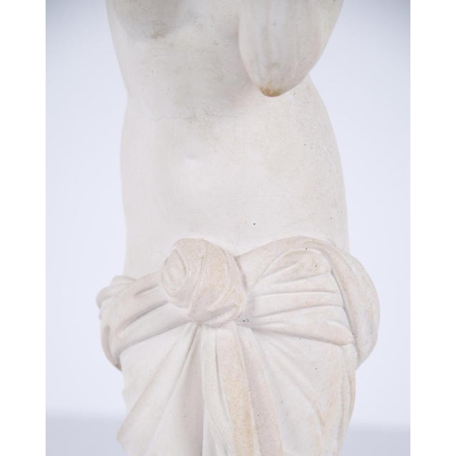 Ivory Sculpture of Partially Undressed Female Figure in Biscuit Porcelain, 1920s For Sale - Image 8 of 9