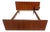 Vintage Teak Bed with Integrated Nightstand, 1960s For Sale