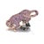 Bochic “Orient” Panthere Amethyst & Sapphire Ring Set In 18K Gold & Silver For Sale - Image 9 of 10
