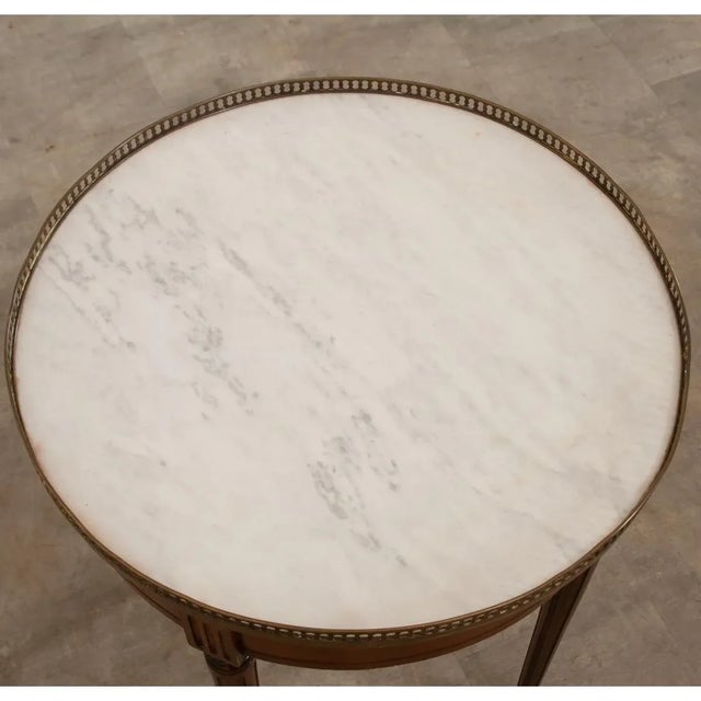 French 19th Century Mahogany Gueridon Bouillotte Table For Sale - Image 4 of 8