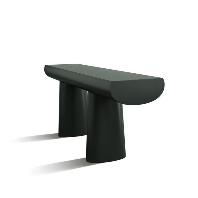 Console Table in Dark Green by Aldo Bakker for Karakter For Sale - Image 3 of 18