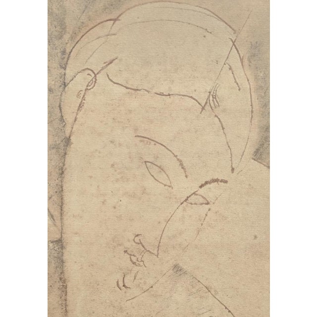 A. Modigliani, Portrait of a Woman with Pendant For Sale - Image 4 of 7