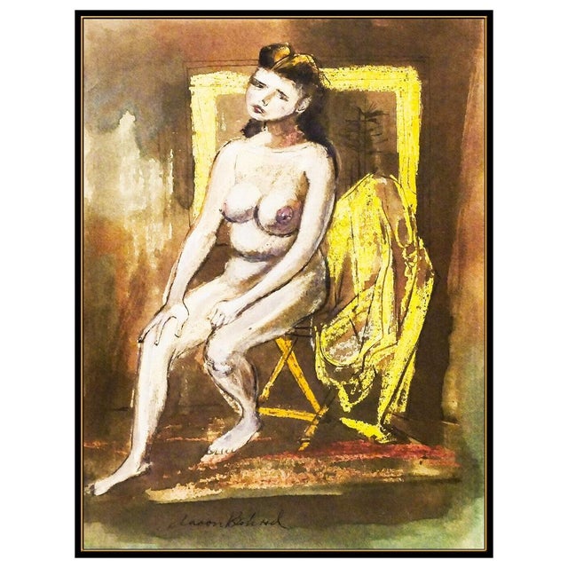Message us to inquire about custom framing options! (Included for free with every purchase) The painting is of impressive...