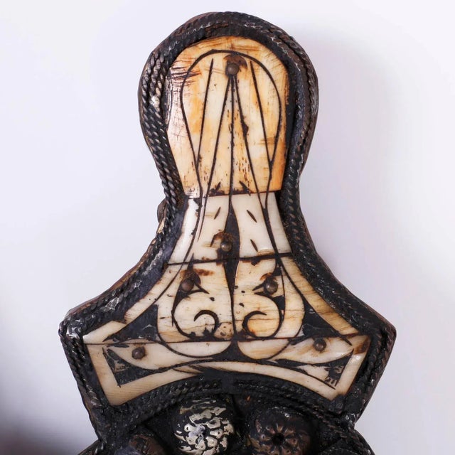 Large Antique Turkish Mirror For Sale In West Palm - Image 6 of 7