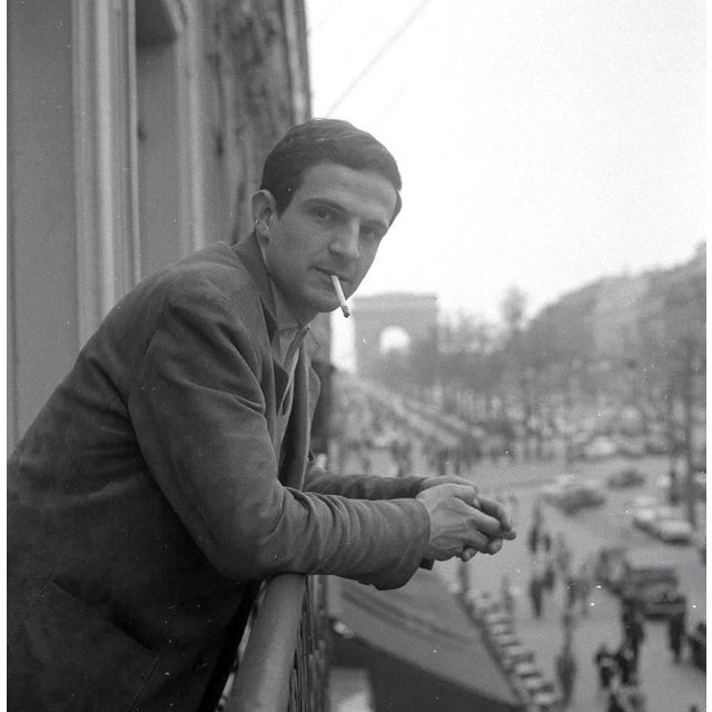 Pablo Volta (Buenos Aires, January 3, 1926 – Cagliari, July 28, 2011) François Truffaut. Paris, 1960. Original photograph...